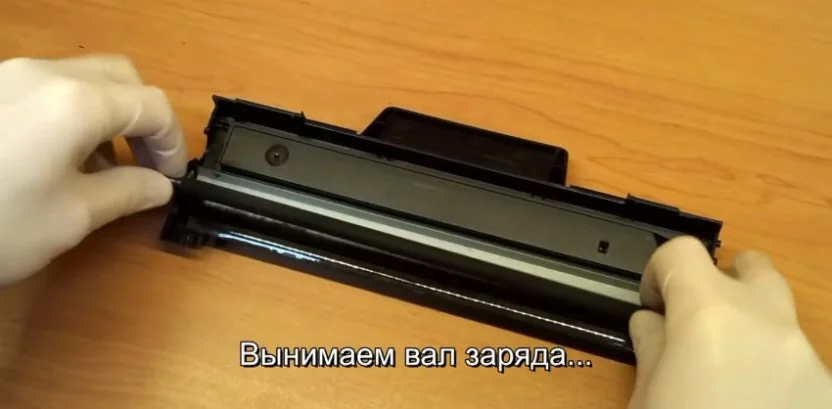 Как достать картридж из принтера самсунг scx 3200